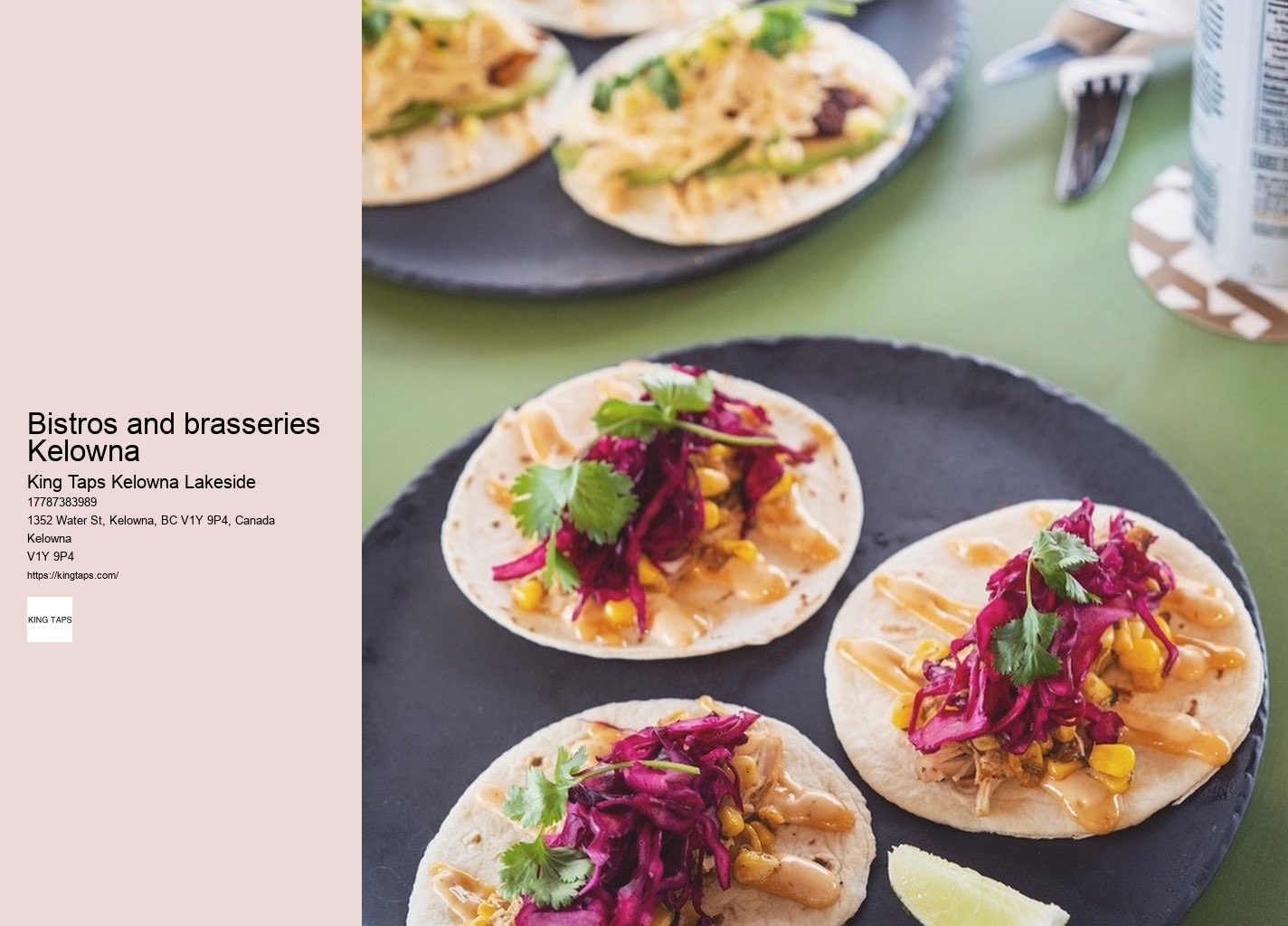 Affordable waterfront dining Kelowna