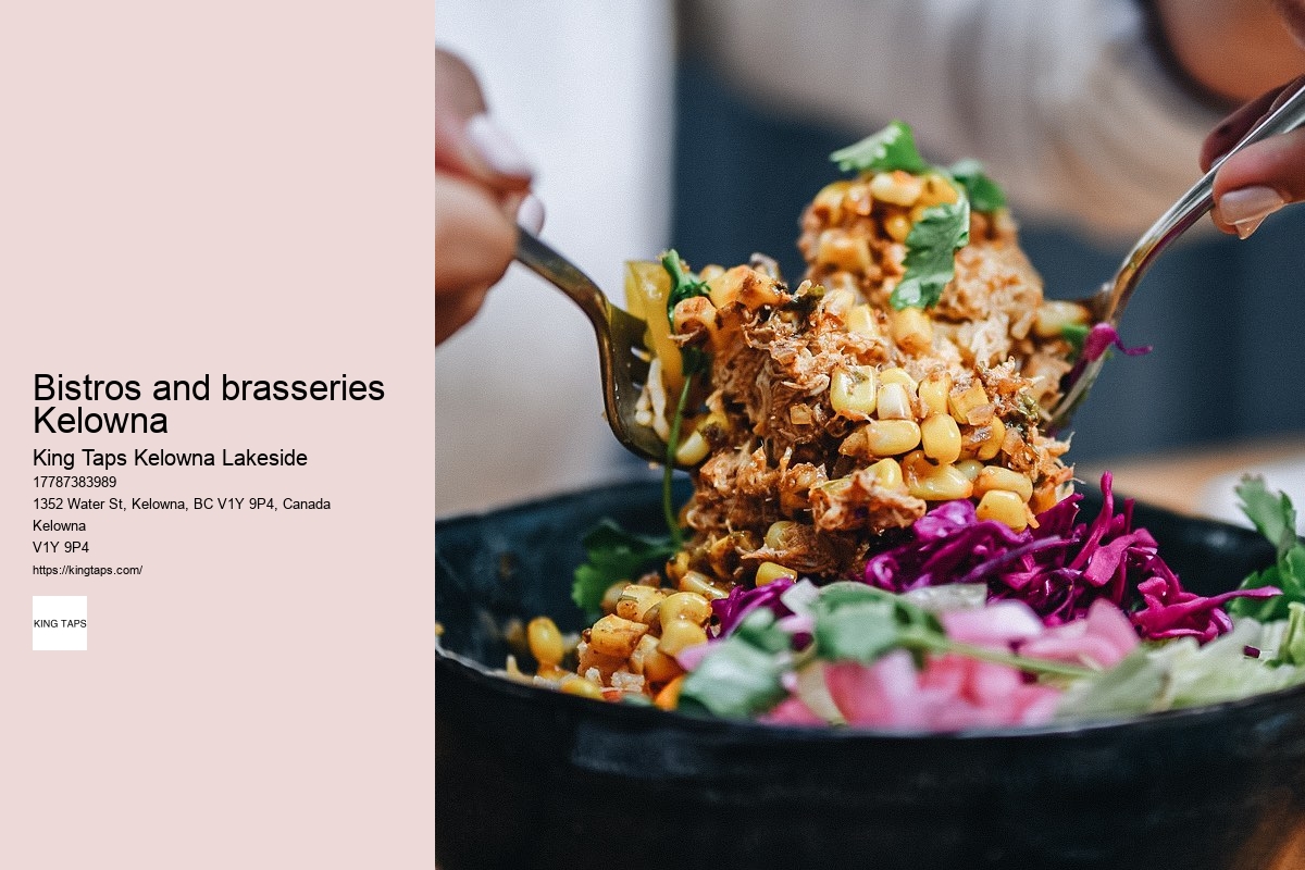 Lakeside dining with takeaway options Kelowna
