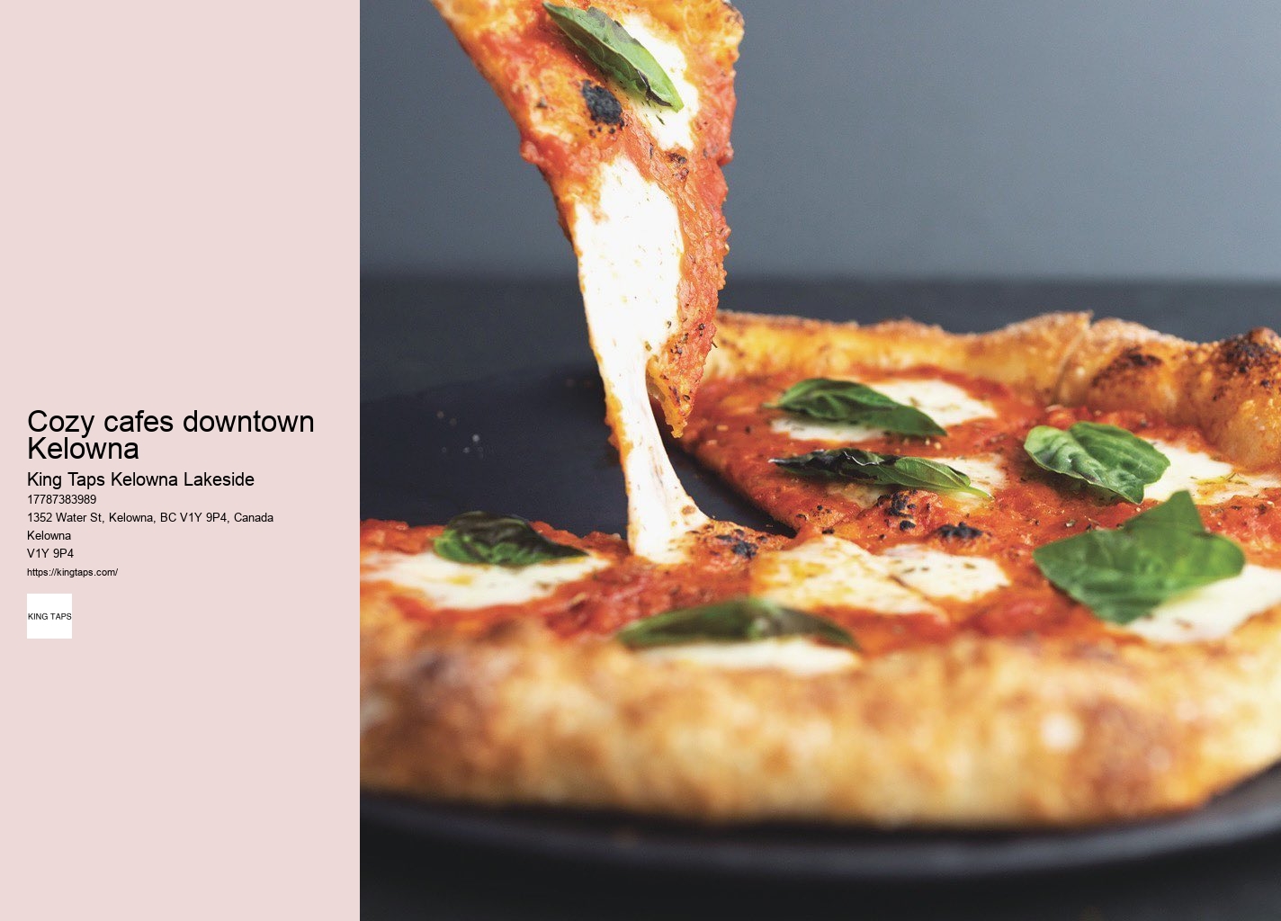 Sustainable dining Kelowna