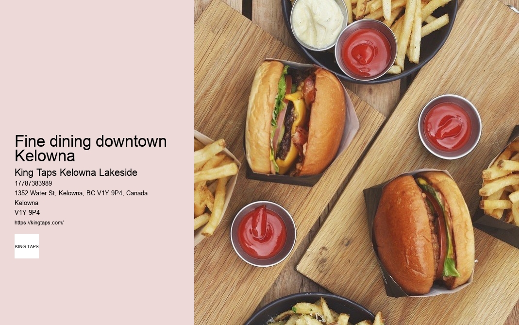Cozy cafes in downtown Kelowna
