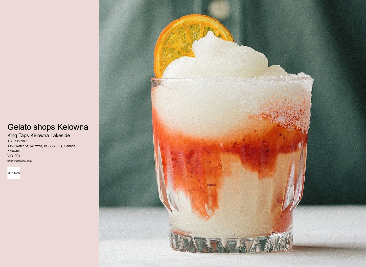 Lakeside dining with holiday-themed menus Kelowna
