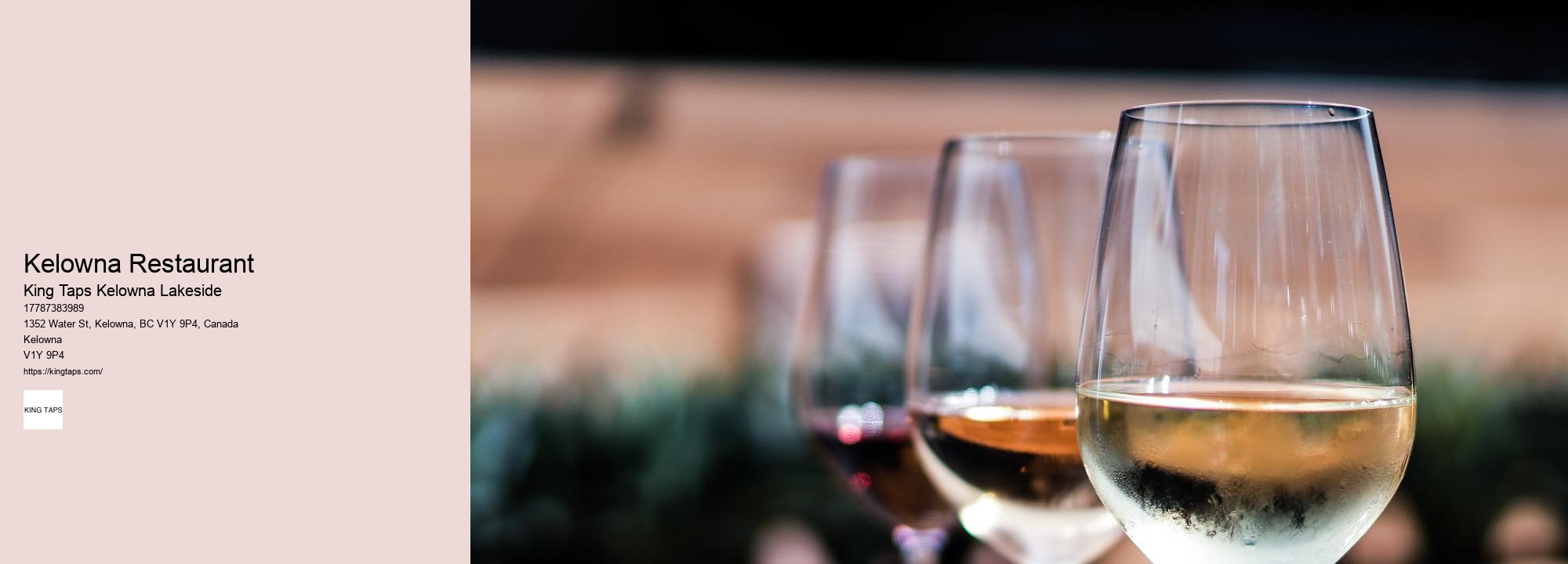 Date night spots Kelowna