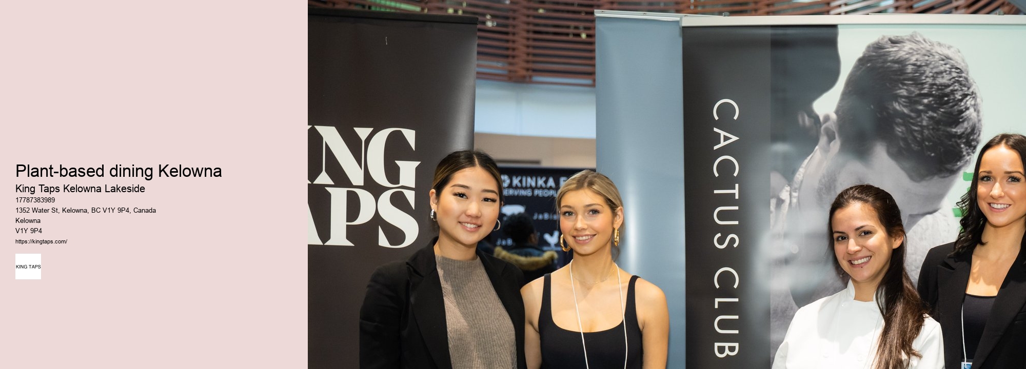Plant-based dining Kelowna