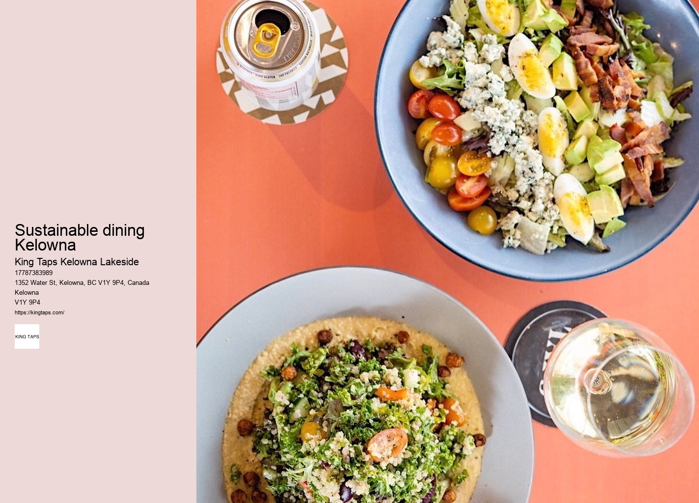 Affordable brunch with lake views Kelowna