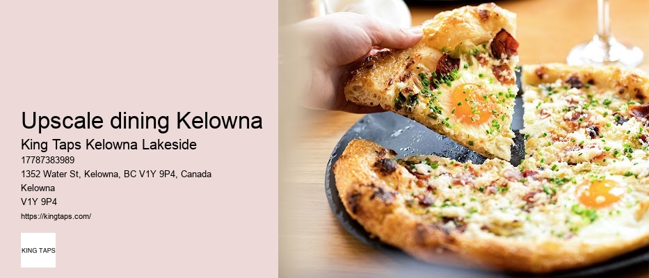 Lakeside dining with late-night bites Kelowna