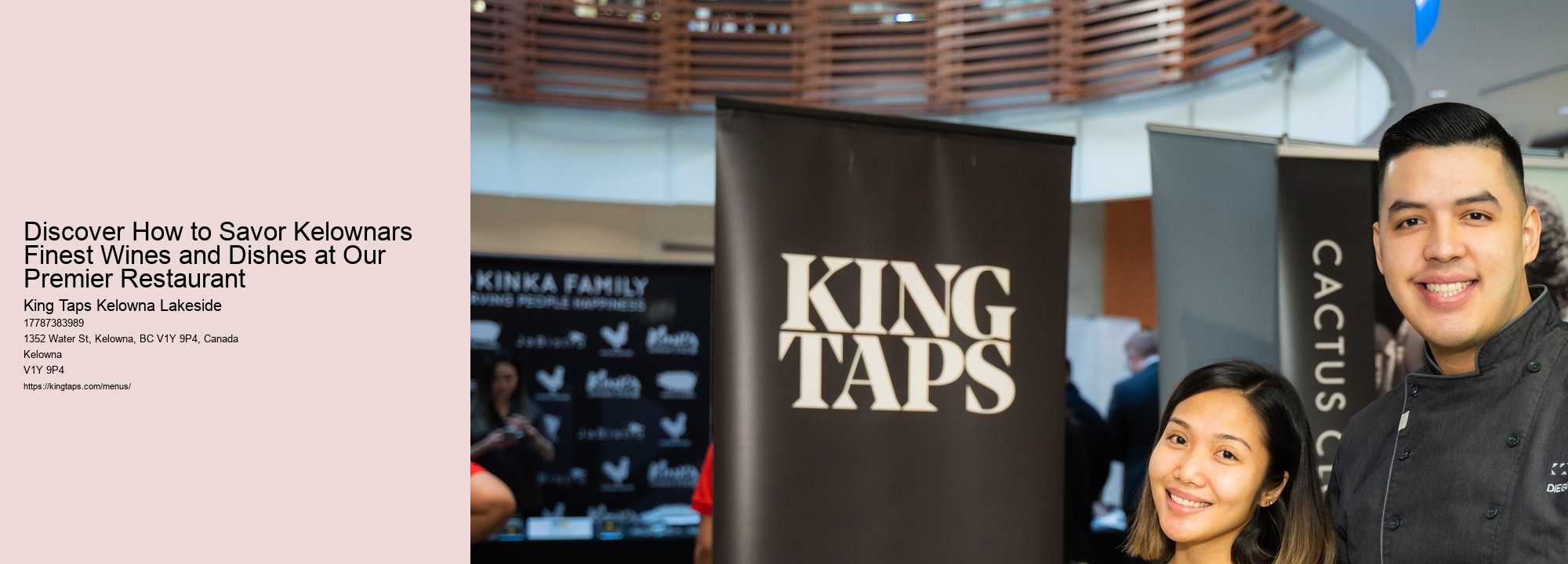 Discover How to Savor Kelownars Finest Wines and Dishes at Our Premier Restaurant