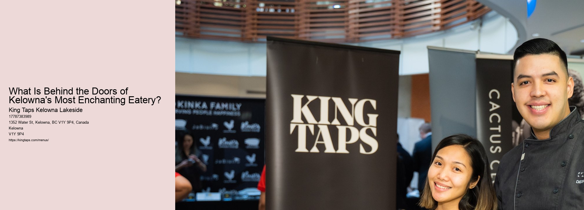 What Is Behind the Doors of Kelowna's Most Enchanting Eatery?