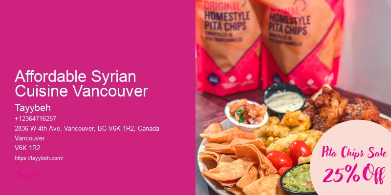 Syrian Specialty Catering Vancouver