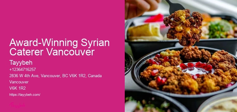 Vancouver catering options