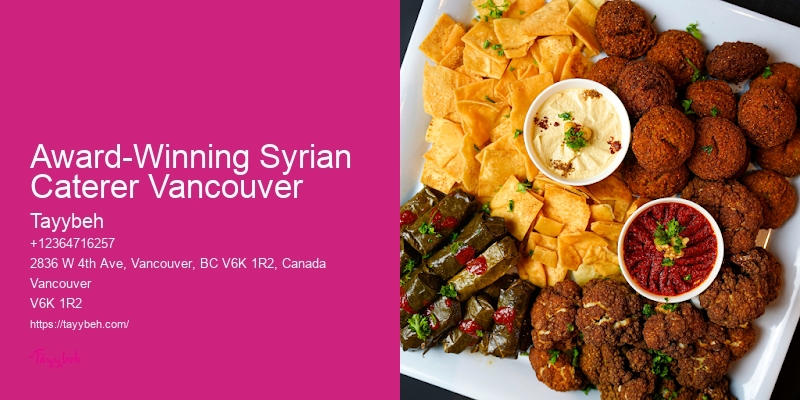 Catering for outdoor events Vancouver