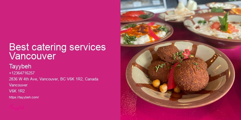 Affordable wedding catering Vancouver