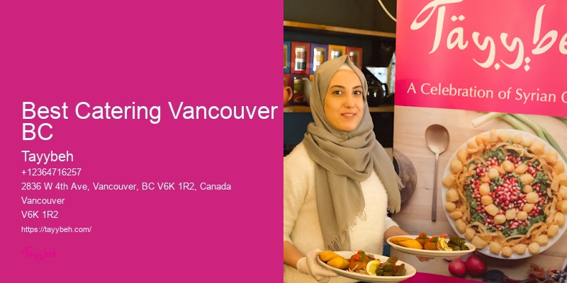 Full-Service Event Catering Vancouver
