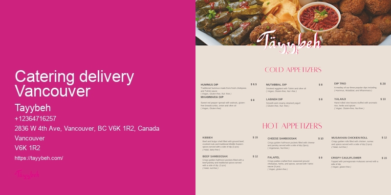 Best event catering Vancouver