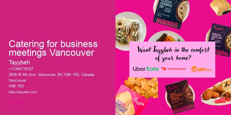 Vancouver food catering companies