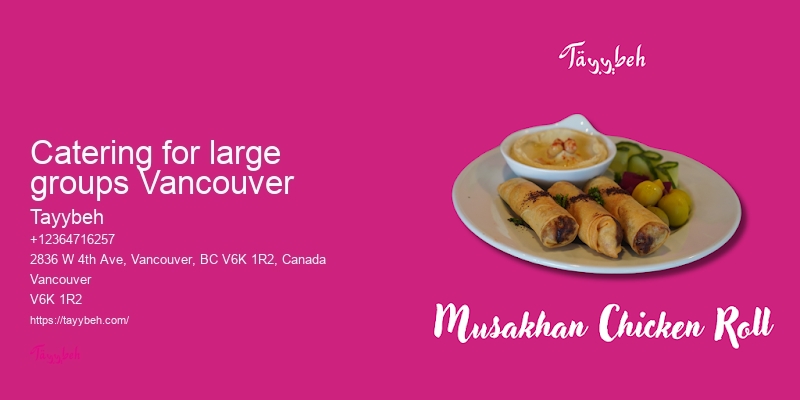 Syrian Dinner Parties Vancouver