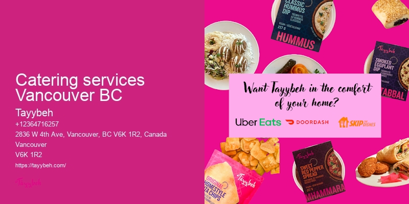 Catering services Vancouver reviews