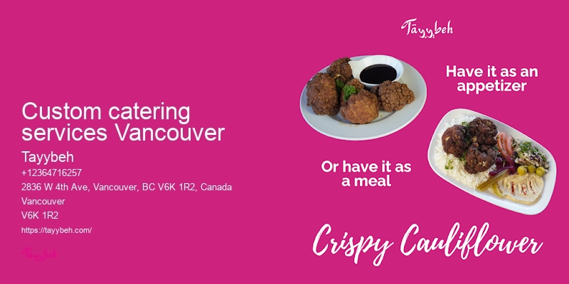 Catered lunch services Vancouver