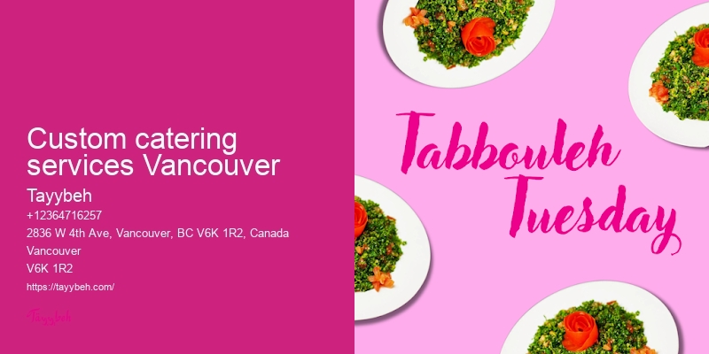 Syrian Food Takeout Vancouver