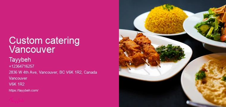 Vancouver catering for large-scale events