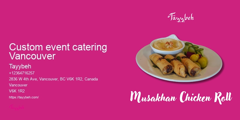 Syrian Food Specialties Vancouver