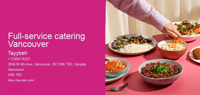 Syrian Dinner Packages Vancouver