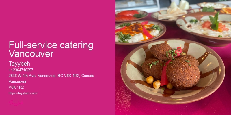 Vancouver catering for corporate functions