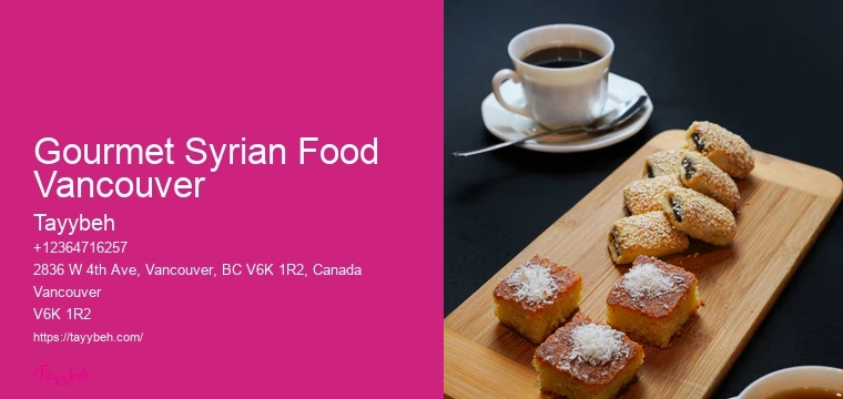 Vancouver catering company specials