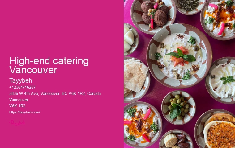 Vancouver catering services near me