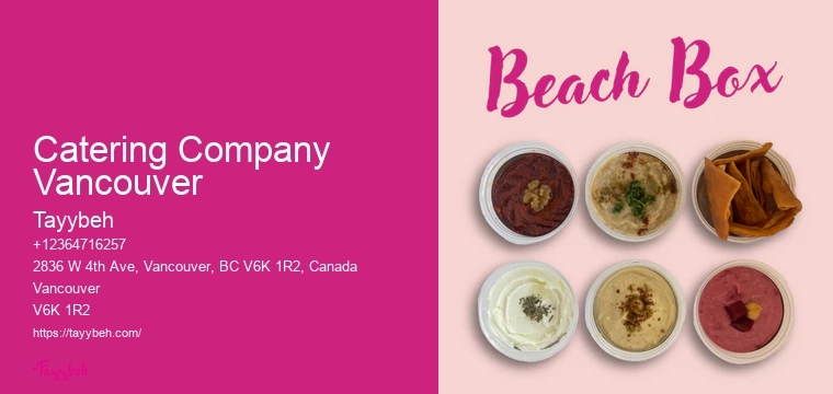 Full-Service Event Catering Vancouver