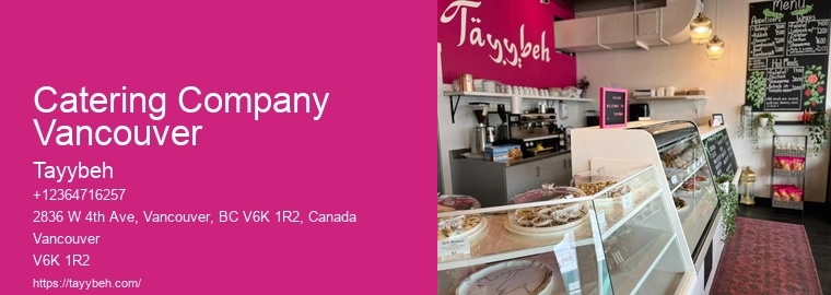 Syrian Food for Events Vancouver