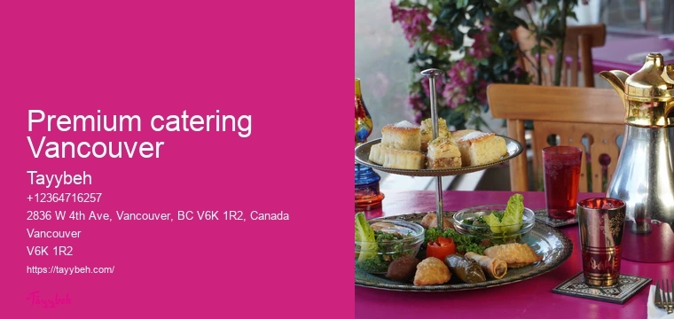 Catering for large groups Vancouver