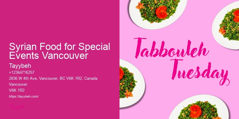 Gourmet catering Vancouver