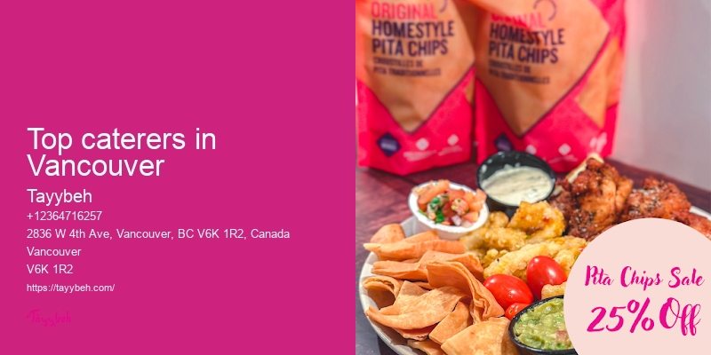 High-end catering services Vancouver