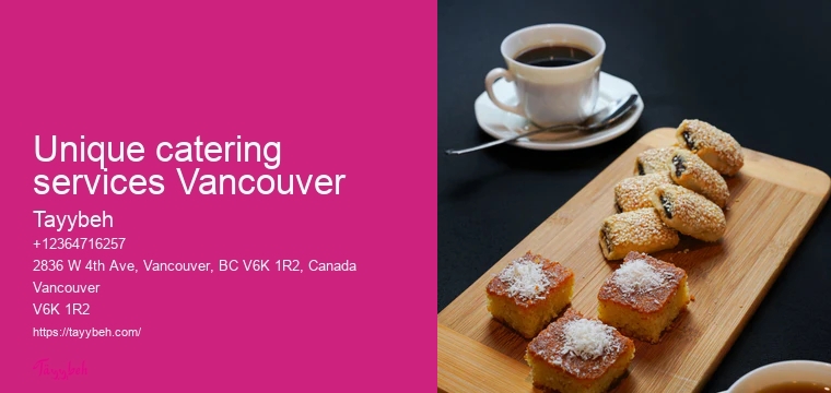 Event Planners Catering Vancouver