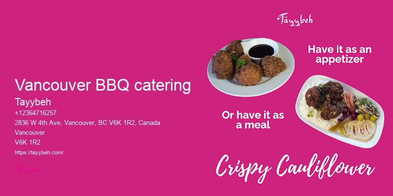 Best catering prices Vancouver