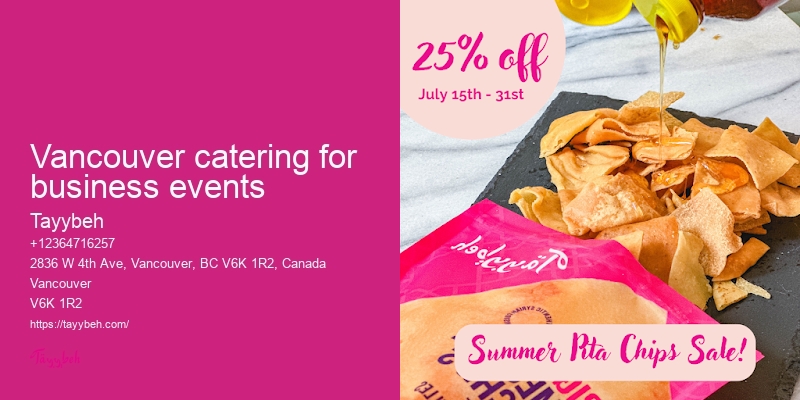 Vancouver catering service quotes