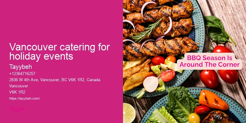 Vancouver catering options
