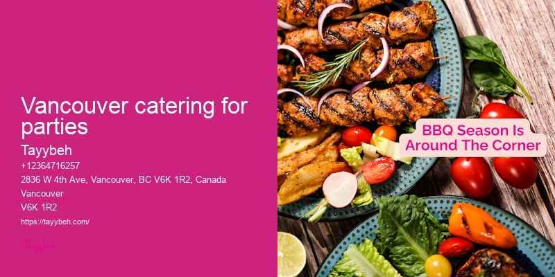 Customized Event Catering Vancouver