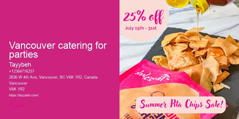 Catering for corporate functions Vancouver
