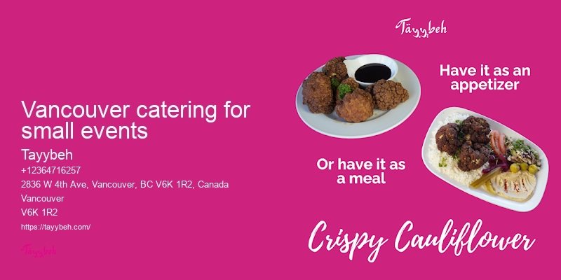 Vancouver halal food catering services