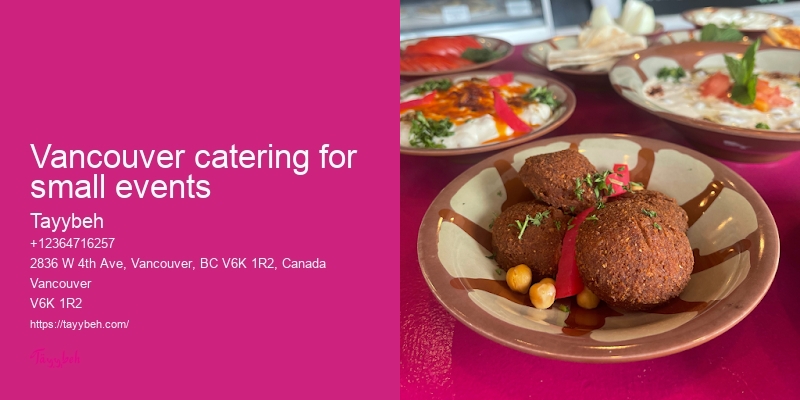Vancouver catering deals