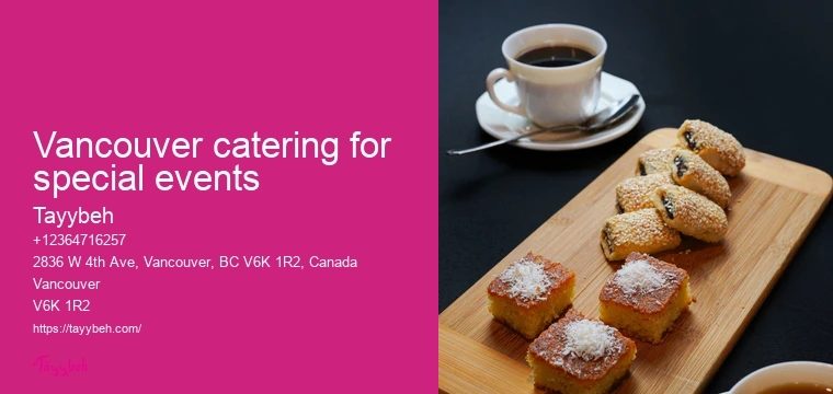Best catering prices Vancouver