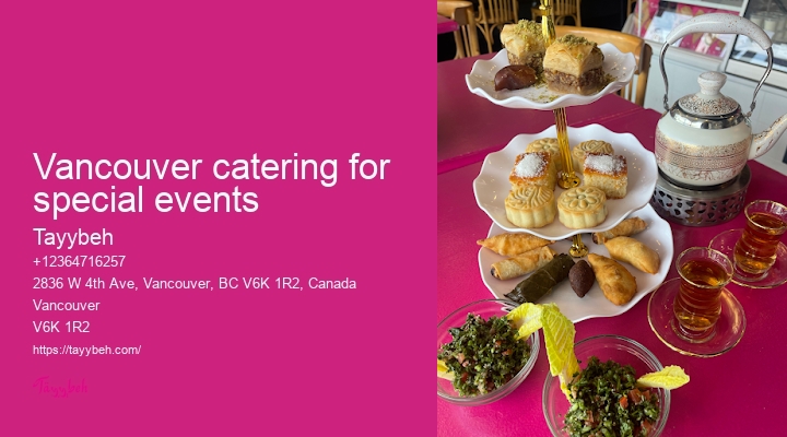 Full-Service Catering for Events Vancouver