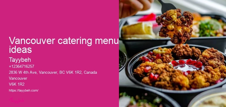 Professional catering Vancouver
