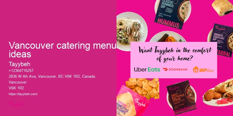 Customized Event Catering Vancouver