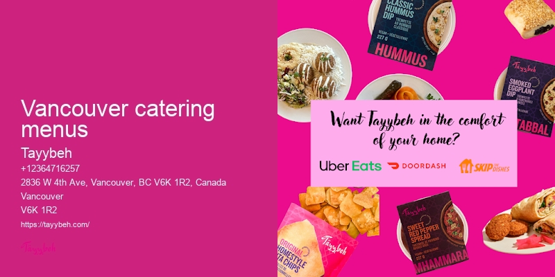 Vancouver catering for special occasions
