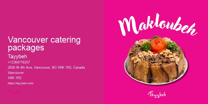 Event Catering Specialists Vancouver