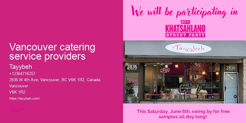 Lunch & Dinner Packages Vancouver