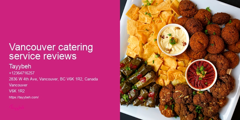 Syrian Food for Parties Vancouver