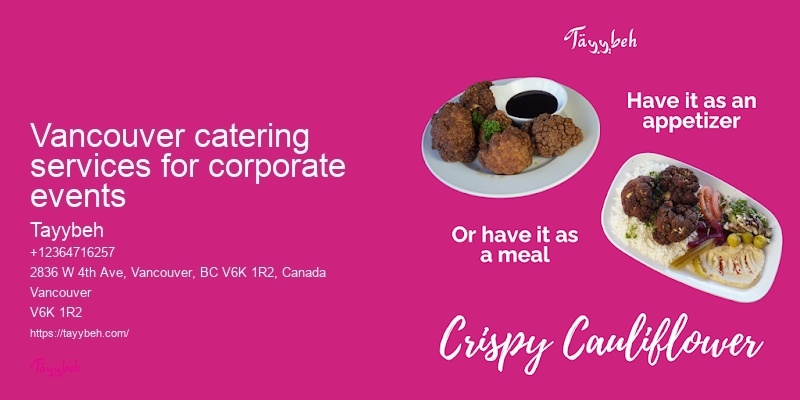 Vancouver private party catering